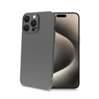 SPACE – Cover morbida super sottile in TPU colore nero compatibile con Apple iPhone 16 Pro Max [IPHONE 16 CASES]