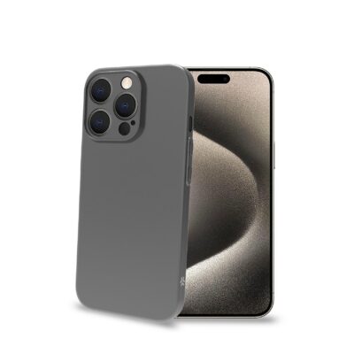 SPACE – Cover morbida super sottile in TPU colore nero compatibile con Apple iPhone 16 Pro [IPHONE 16 CASES]