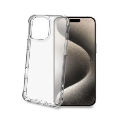 ARMOR – Cover rigida trasparenti con bordi corrazzati e angoli rinforzati compatibile con Apple iPhone 16 Pro Max [IPHONE 16 CASES]