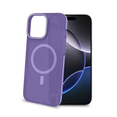 MAGSUIT – Cover semi trasparente in materiale PC compatibile con la tecnologia Magsafe texture ruvida compatibile con Apple iPhone 16 Pro Max [IPHONE 16 CASES]