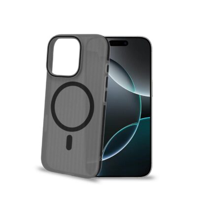 MAGSUIT – Cover semi trasparente in materiale PC compatibile con la tecnologia Magsafe texture ruvida compatibile con Apple iPhone 16 Pro [IPHONE 16 CASES]
