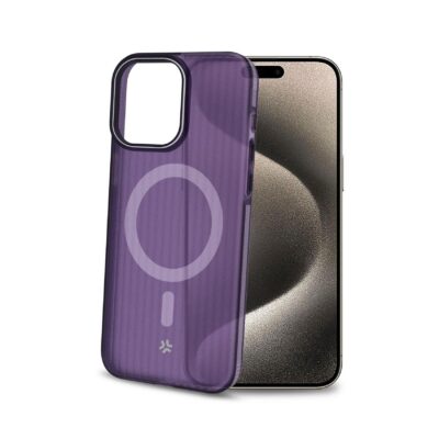 MAGSUIT- Cover semi trasparente in materiale PC compatibile con la tecnologia Magsafe texture ruvida compatibile con Apple iPhone 16 Pro [IPHONE 16 CASES]