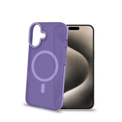 MAGSUIT – Cover semi trasparente in materiale PC compatibile con la tecnologia Magsafe texture ruvida compatibile con Apple iPhone 16 [IPHONE 16 CASES]