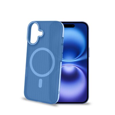 MAGSUIT – Cover semi trasparente in materiale PC compatibile con la tecnologia Magsafe texture ruvida compatibile con Apple iPhone 16 [IPHONE 16 CASES]