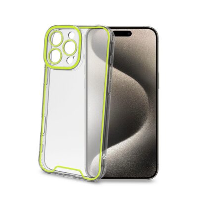 GLOW – Cover trasparente in TPU con bordi che si illuminano al buio compatibile con Apple iPhone 16 Pro Max [IPHONE 16 CASES]