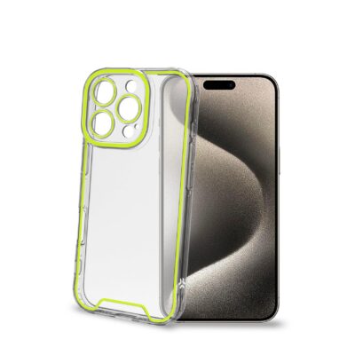 GLOW – Cover trasparente in TPU con bordi che si illuminano al buio compatibile con Apple iPhone 16 Pro [IPHONE 16 CASES]