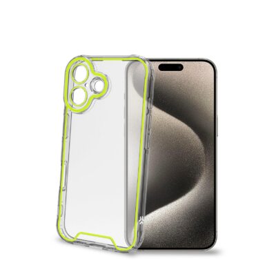 GLOW – Cover trasparente in TPU con bordi che si illuminano al buio compatibile con Apple iPhone 16 Plus [IPHONE 16 CASES]