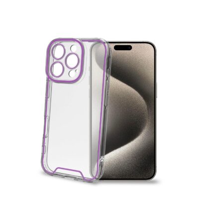 GLOW – Cover trasparente in TPU con bordi che si illuminano al buio compatibile con Apple iPhone 16 Pro [IPHONE 16 CASES]