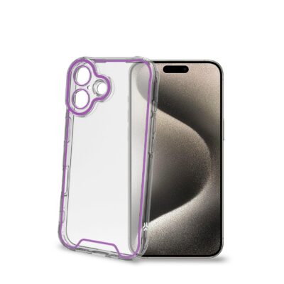 GLOW – Cover trasparente in TPU con bordi che si illuminano al buio compatibile con Apple iPhone 16 [IPHONE 16 CASES]