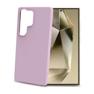 CROMO – Cover in morbido TPU con finitura soft touch colore rosa compatibile con Samsung Galaxy S25 Ultra 5G/ Galaxy S25 Ultra 5G Enterprise Edition