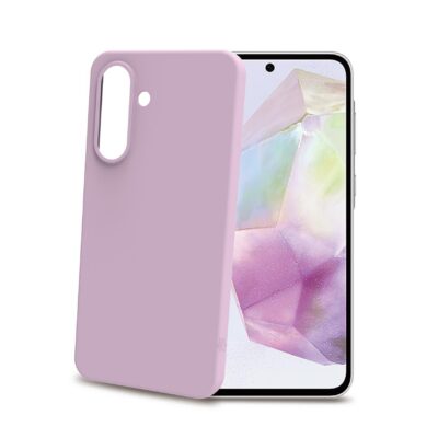 CROMO – Cover in morbido TPU con finitura soft touch colore rosa compatibile con Samsung Galaxy A36 5G/ Galaxy A36 5G Enterprise Edition