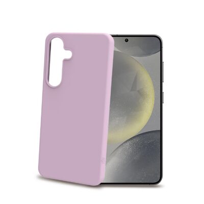 CROMO – Cover in morbido TPU con finitura soft touch colore rosa compatibile con Samsung Galaxy S25 5G/ Galaxy S25 5G Enterprise Edition