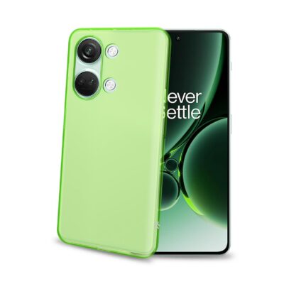GELSKIN – Cover morbida trasparente verde in TPU compatibile con Oneplus Nord 3