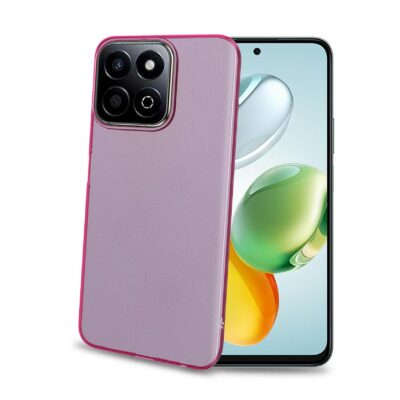 GELSKIN – Cover morbida trasparente rosa in TPU compatibile con Honor 200 Smart
