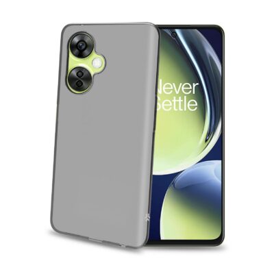 GELSKIN – Cover morbida trasparente nero in TPU compatibile con Oneplus Nord CE 3 Lite