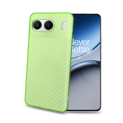GELSKIN – Cover morbida trasparente verde in TPU compatibile con Oneplus Nord 4