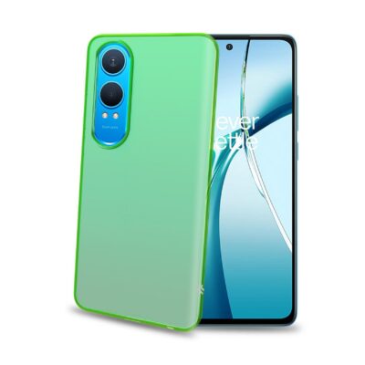 GELSKIN – Cover morbida trasparente verde in TPU compatibile con Oneplus Nord CE 4 Lite