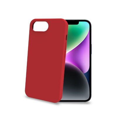 CROMO – Cover in morbido TPU con finitura soft touch colore rosso compatibile con Apple iPhone 16e/ iPhone 17e