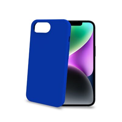 CROMO – Cover in morbido TPU con finitura soft touch colore blu compatibile con Apple iPhone 16e/ iPhone 17e