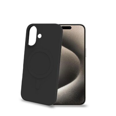 CROMOMAG – Cover in TPU morbido compatibile con la tecnologia Magsafe, colore nero compatibile con Apple iPhone 15 Plus [IPHONE 15 CASES]