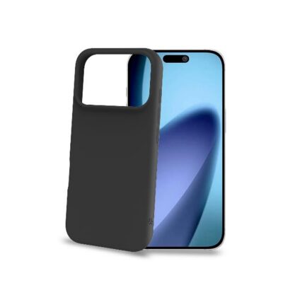 CROMO – Cover in morbido TPU con finitura soft touch colore nero compatibile con Apple iPhone 17 Pro [IPHONE 17 CASES]
