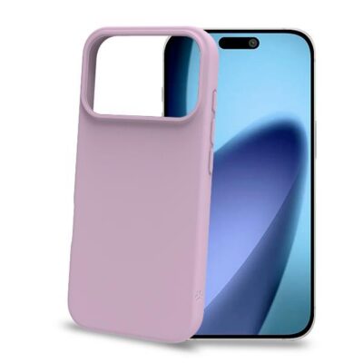 CROMO – Cover in morbido TPU con finitura soft touch colore rosa compatibile con Apple iPhone 17 Pro [IPHONE 17 CASES]