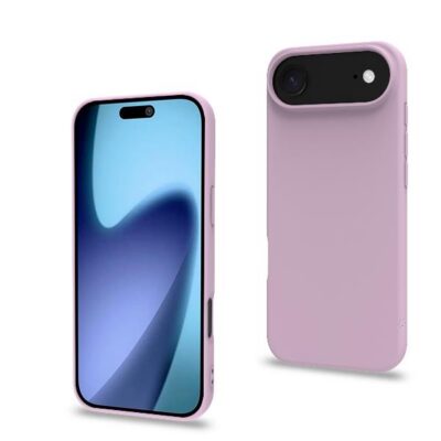CROMO – Cover in morbido TPU con finitura soft touch colore rosa compatibile con Apple iPhone Air [IPHONE 17 CASES]