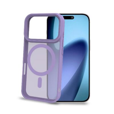 MAGMATT – Cover morbida trasparente con bordi effetto opaco compatibile con la tecnologia Magsafe per Apple iPhone 17 Pro [IPHONE 17 CASES]