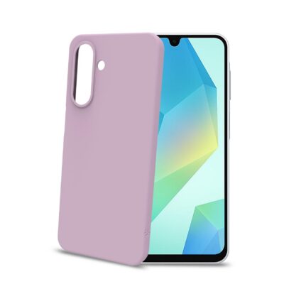 CROMO – Cover in morbido TPU con finitura soft touch colore rosa compatibile con Galaxy A17 5G/ A17 5G Enterprise Edition/ A17 4G