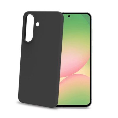 CROMO – Cover in morbido TPU con finitura soft touch colore nero compatibile con Samsung Galaxy A57 5G/ Galaxy A57 5G Enterprise Edition