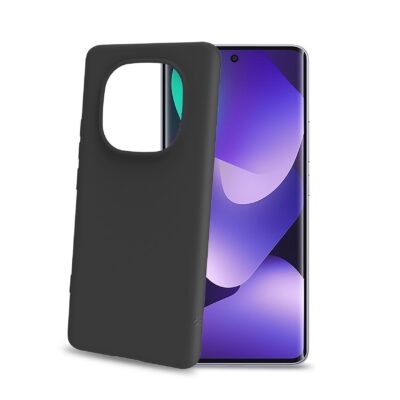 CROMO – Cover in morbido TPU con finitura soft touch colore nero compatibile con Xiaomi Redmi Note 15 5G/ Redmi Note 15 4G/ Poco M8 5G