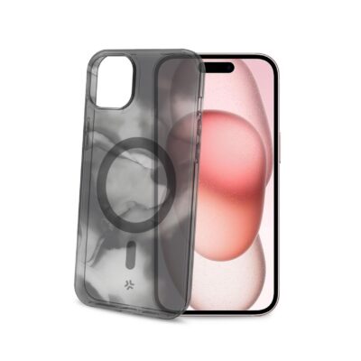MAGSHADES – Cover semi-trasparente dotata di tecnologia Magsafe, bordi rinforzati, protezione tasti compatibile per Apple iPhone 15
