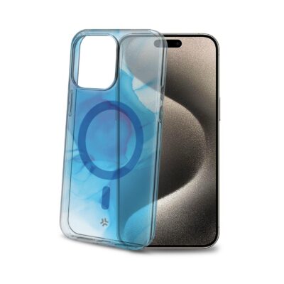 MAGSHADES – Cover semi-trasparente dotata di tecnologia Magsafe, bordi rinforzati, protezione tasti compatibile per Apple iPhone 15 Pro Max