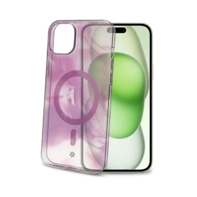 MAGSHADES – Cover semi-trasparente dotata di tecnologia Magsafe, bordi rinforzati, protezione tasti compatibile per Apple iPhone 15 Plus
