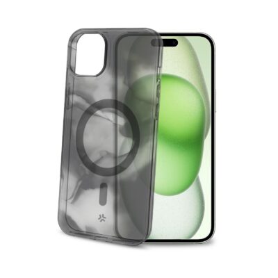 MAGSHADES – Cover semi-trasparente dotata di tecnologia Magsafe, bordi rinforzati, protezione tasti compatibile per Apple iPhone 15 Plus