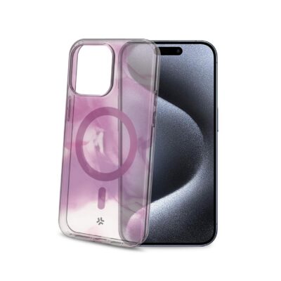 MAGSHADES – Cover semi-trasparente dotata di tecnologia Magsafe, bordi rinforzati, protezione tasti compatibile per Apple iPhone 15