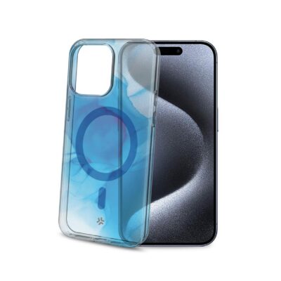 MAGSHADES – Cover semi-trasparente dotata di tecnologia Magsafe, bordi rinforzati, protezione tasti compatibile per Apple iPhone 15