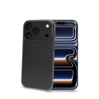 GELSKIN – Cover morbida trasparente nero in TPU compatibile con Apple iPhone 18 Pro/ iPhone 17 Pro [IPHONE 18 CASES]