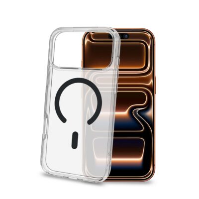 GELSKINMAG – Cover morbida trasparente TPU,compatibile con tecnologia Magsafe,anello magnetico match in color DarkGrey x Apple iPhone 18 Pro Max/iPhone 17 Pro Max [IPHONE 18 CASES]