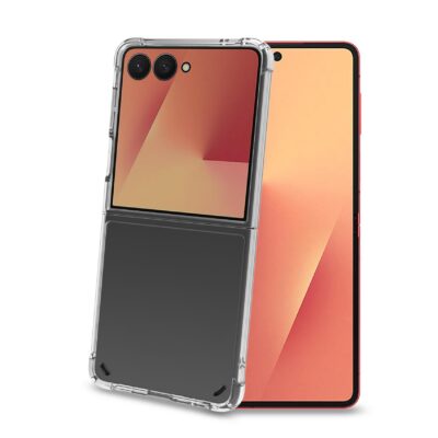 FOLDING – Cover in TPU composta da scocca anteriore e posteriore trasparente compatibile Samsung Galaxy Z Flip 8