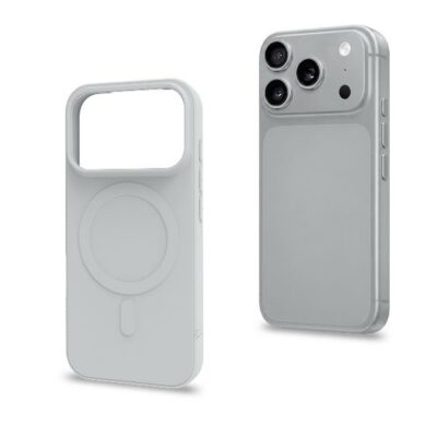 CROMOMAG1201 – Cover in TPU morbido compatibile con la tecnologia Magsafe, colore silver compatibile con Apple iPhone 18 Pro Max / iPhone 17 Pro Max [IPHONE 18 CASES]