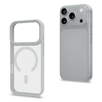 MAGMATT1201 – Cover morbida trasparente con bordi effetto opaco compatibile con la tecnologia Magsafe per Apple iPhone 18 Pro Max / iPhone 17 Pro Max [IPHONE 18 CASES]