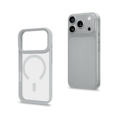 MAGMATT1200 – Cover morbida trasparente con bordi effetto opaco compatibile con la tecnologia Magsafe per Apple iPhone 18 Pro / iPhone 17 Pro [IPHONE 18 CASES]