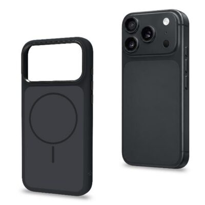 GENUINEMAG1201 – Cover vetro temperato con bordi liquiq silicone compatibile con la tecnologia Magsafe per Apple iPhone 18 Pro Max / iPhone 17 Pro Max [IPHONE 18 CASES]