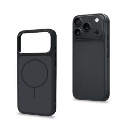 GENUINEMAG1200 – Cover vetro temperato con bordi liquiq silicone compatibile con la tecnologia Magsafe per Apple iPhone 18 Pro / iPhone 17 Pro [IPHONE 18 CASES]