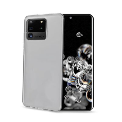GELSKIN – Cover morbida trasparente in TPU compatibile con Samsung Galaxy S20 Ultra