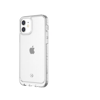 HEXALITE -Cover trasparente semi rigida, ultra resistente in Poliuretano + Policarbonato compatibile con Apple iPhone 12 Mini
