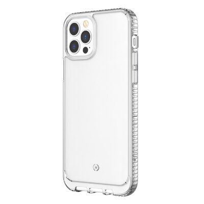 HEXALITE – Cover trasparente semi rigida, ultra resistente in Poliuretano + Policarbonato compatibile con Apple iPhone 12 Pro Max