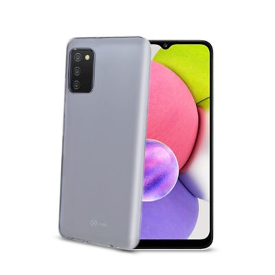 GELSKIN – Cover morbida trasparente in TPU compatibile con Samsung Galaxy A03s