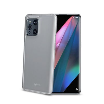 GELSKIN – Cover morbida trasparente in TPU compatibile con Oppo Find X3 Pro 5G/ Find X3 5G